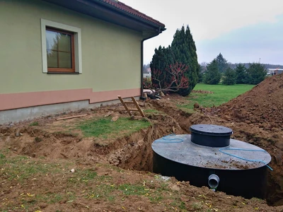 montáž dešťových nádrží